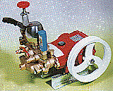 three cylinder piston dynamic sprayer